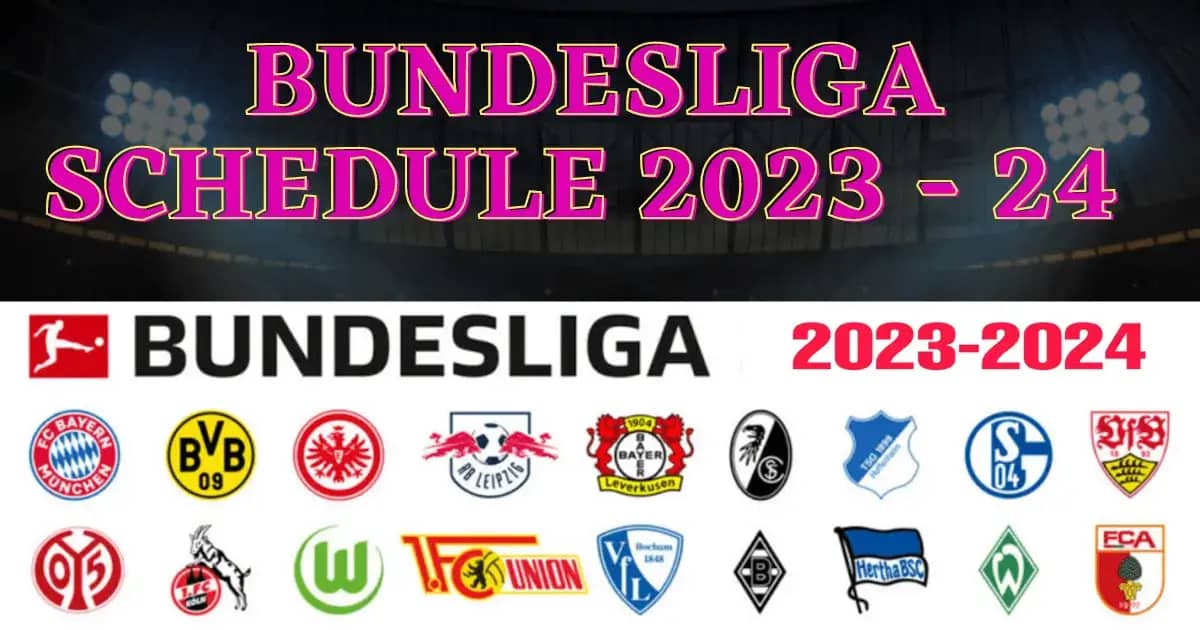 2023/2024 Bundesliga Fixtures Released